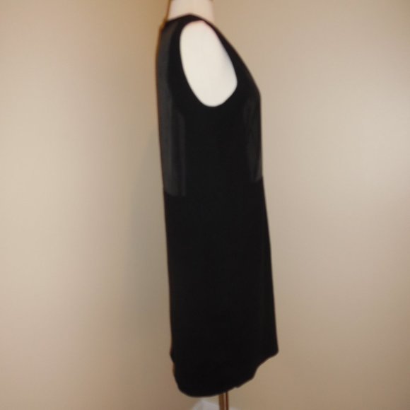 COS Black Casual Sweater Knit Cotton Contrast Panel Sheath Casual Comfort Dress - Picture 9 of 12